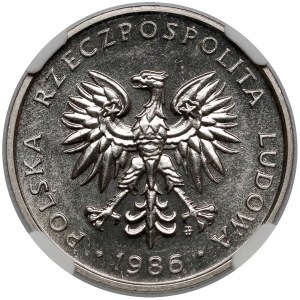 Próba NIKIEL 50 groszy 1986
