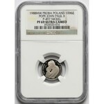 Próba NIKIEL 1.000 złotych 1988 Jan Paweł II - X lat pontyfikatu