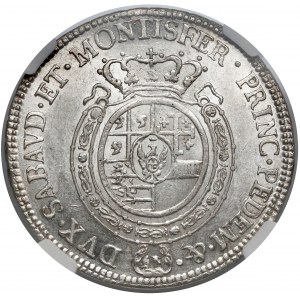 Włochy, Księstwo Sabaudii-Piemontu, Wiktor Amadeusz III, 1/2 scudo 1792