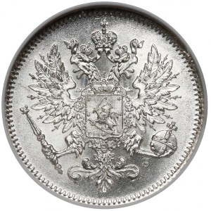 Finlandia / Rosja, Mikołaj II, 25 penniä 1913
