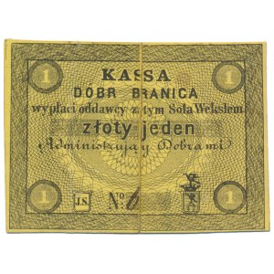 Branica, 1 złoty (XIX w.)