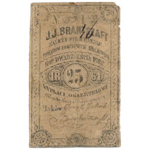 Maków, J. J. Brantszaft, 25 kopiejek 1861
