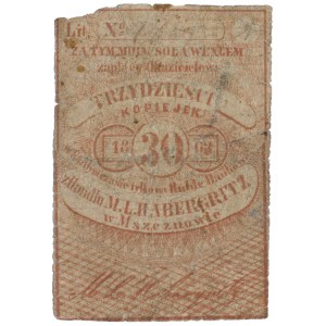 Mszczonów, M. L. Habergritz, 30 kopiejek 1863