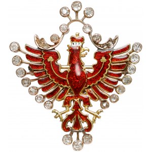 Beauty Brooch with Decorated Eagle (part of Roter Adler Orden?)