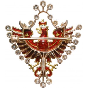 Austria, PIĘKNA Brosza z orłem tyrolskim - elementu Orderu Czerwonego Orła?