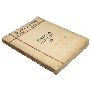 Adolph Cahn, Auktions Katalog 1929