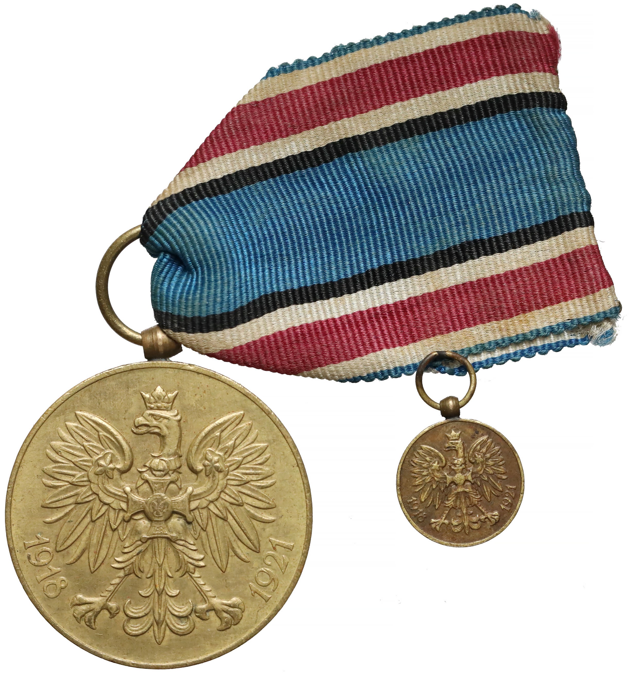Medal Polska Swemu Obroncy Z Miniatura Wykonanie Mw