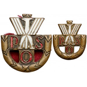 Odznaka POS z miniaturą