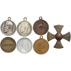 Rosja Carska, Zestaw medali i odznak (7)