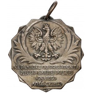 Medal Pamiątkowy od Prezydenta Ignacego Mościckiego SPAŁA 17.VIII.1930