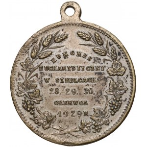 Medalik Kongres Eucharystyczny w Siedlcach 1929