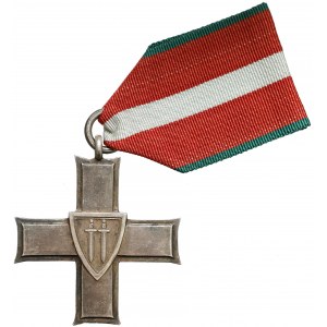 Srebrny Krzyż Grunwaldu III kl. - z legitymacją