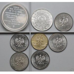 2-20.000 złotych 1966-1996, w tym ZŁOTOGROSZ (8szt)