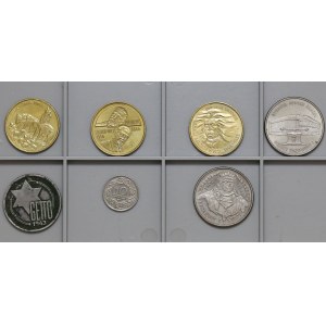 Zestaw monet MIX - Getto, II RP i Nordic Goldy (7szt)