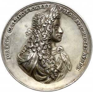 Jan II Kazimierz, Medal na odsiecz W-wy 1654, Majnerta - dawny, efektowny ODLEW