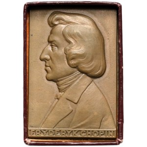 Plakieta MW (40x27) Fryderyk Chopin 1926 r. - z pudełkiem Mennicy