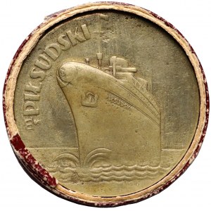 Medal I. podróż statku M/S Piłsudski 1935 - Gdynia - Monfalcone
