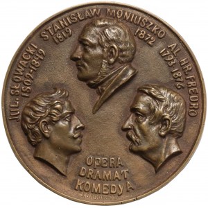 Medal (DUŻY) Wystawa Teatralna w Warszawie 1903 - RZADKI