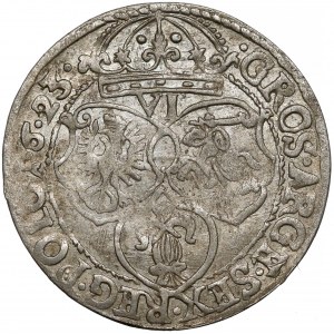 Zygmunt III Waza, Szóstak Kraków 1623 - data w otoku - b. ładny