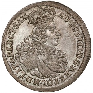 August II Mocny, Szóstak Lipsk 1702 EPH - bardzo ładny