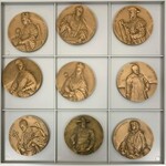 Medale, Koszalińska seria królewska - brąz (43szt)