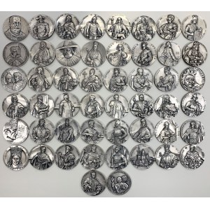 Medale, Koszalińska seria królewska - tombak srebrzony (50szt)