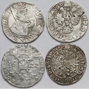 Niederlandy, 2x Gulden, Patagon, Talar - zestaw (4szt różne)