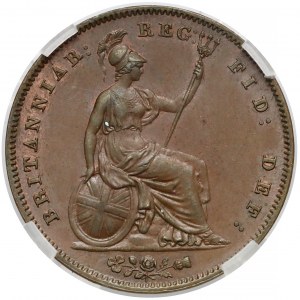 Wielka Brytania, Wiktoria, 1 penny 1858