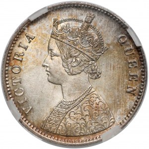 Indie Brytyjskie, Wiktoria, 1 rupia 1862