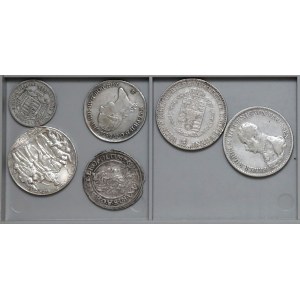Niemcy / Austria, zestaw monet 1789-1913 (6szt)
