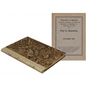 Schulman 1913 - Collection Le Maistre - Pax in Nummis