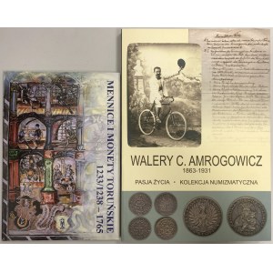 Mennice i monety toruńskie; Kolekcja Walerego Amrogowicza 1863-1931, A. Musiałowski (2szt)