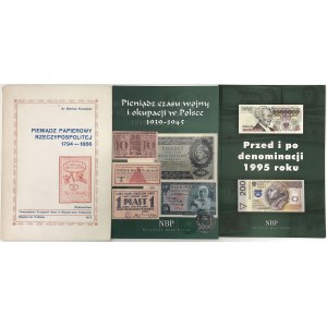 Zestaw publikacji głównie o polskich banknotach (3)