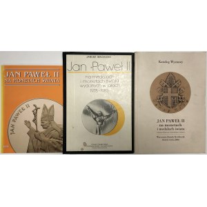 Jan Paweł II ma monetach i medalach świata - zestaw literatury (3szt)