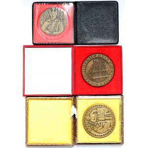 Medale polskie 1966-1969 (3szt)
