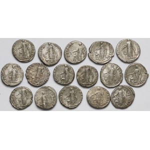 Arabia Bostra, Traian (98-117), lot of sixteen (16) AR Drachms 