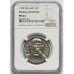 Próba NIKIEL 10 złotych 1959 Kopernik