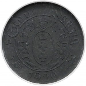 Gdańsk, 10 fenigów 1920 - 56 perełek