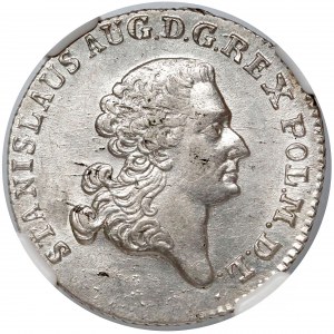 Poniatowski, Złotówka 1767 FS - duże orły - piękna 