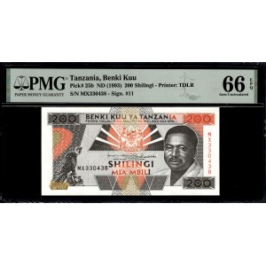 Tanzania. 200 Shillings 1993