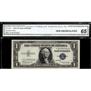 United States of America. 1 Dollar 1935 H Replacement Silver Certificate