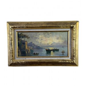 ANONIMO, View of a Neapolitan Seaside