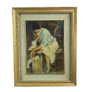 ANTONIO ASTURI, Portrait of a Young Person - Antonio Asturi (Vico Equense 1904 - 1986)