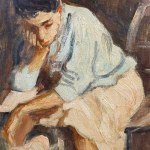 ANTONIO ASTURI, Portrait of a Young Person - Antonio Asturi (Vico Equense 1904 - 1986)