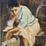 ANTONIO ASTURI, Portrait of a Young Person - Antonio Asturi (Vico Equense 1904 - 1986)