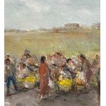 Gaetano Bocchetti, Marktszene - Gaetano Bocchetti (1888 - 1990)