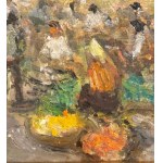 Gaetano Bocchetti, Marktszene - Gaetano Bocchetti (1888 - 1990)