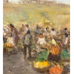 Gaetano Bocchetti, Marktszene - Gaetano Bocchetti (1888 - 1990)