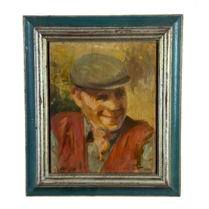 ANONIMO, Portrait of a man with a bowler hat