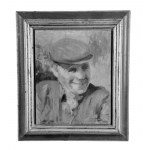 ANONIMO, Portrait of a man with a bowler hat